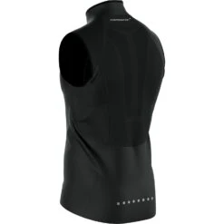 Compressport Hurricane Windproof Vest Men - Black -RunGear Elite compressport hurricane windproof vest black 8 1499083