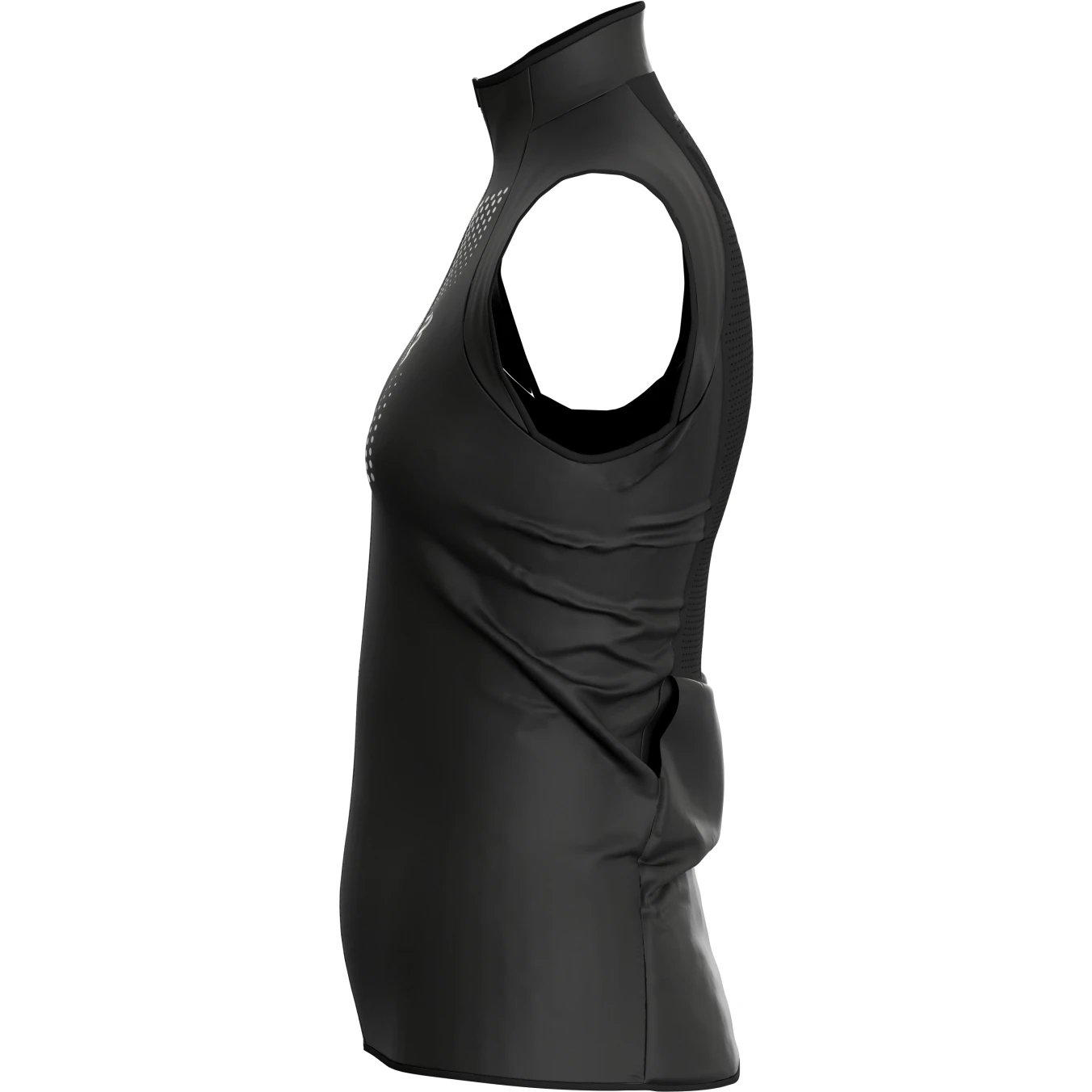 Compressport Hurricane Windproof Vest Women - Black AW00123B 3 Compressport Hurricane Windproof Vest Women - Black AW00123B - Image 3