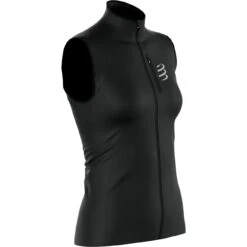 Compressport Hurricane Windproof Vest Women - Black -RunGear Elite compressport hurricane windproof vest women black 4 1499125