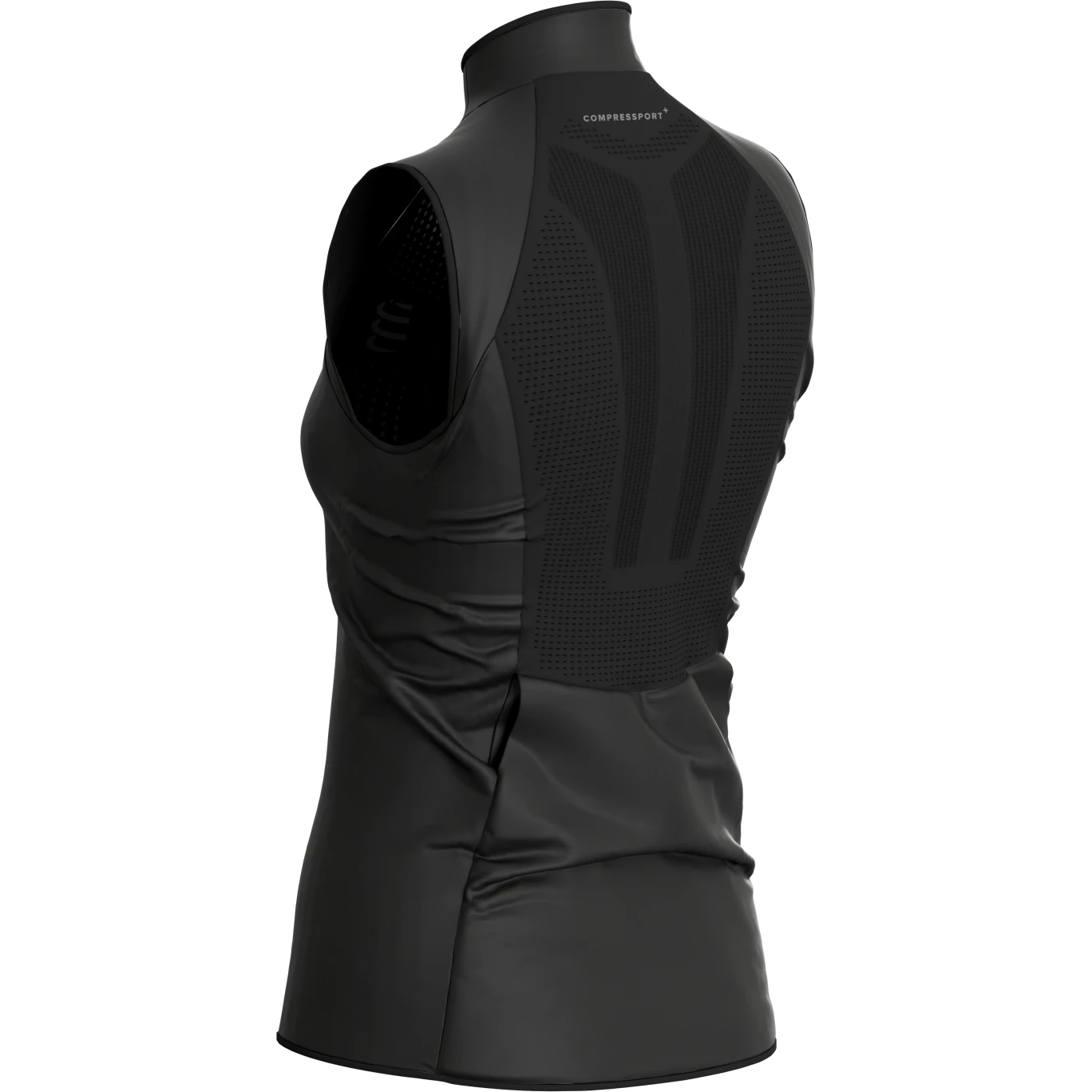 Compressport Hurricane Windproof Vest Women - Black AW00123B 4 Compressport Hurricane Windproof Vest Women - Black AW00123B - Image 4