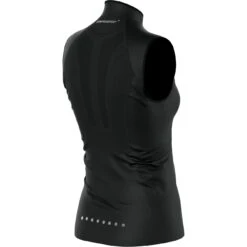 Compressport Hurricane Windproof Vest Women - Black -RunGear Elite compressport hurricane windproof vest women black 6 1499127