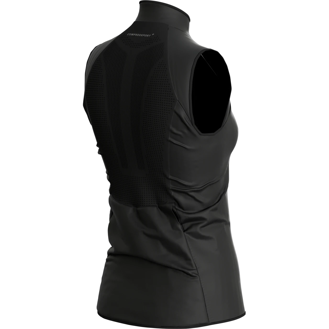Compressport Hurricane Windproof Vest Women - Black AW00123B 6 Compressport Hurricane Windproof Vest Women - Black AW00123B - Image 6
