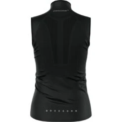 Compressport Hurricane Windproof Vest Women - Black -RunGear Elite compressport hurricane windproof vest women black 7 1499128