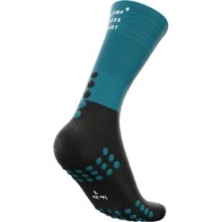 Compressport Mid Compression Socks - Mosaic Blue/black -RunGear Elite compressport mid compression socks mosaic blue black 7 1499245