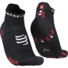 Compressport Pro Racing Compression Socks V4.0 Run Low - Black/red