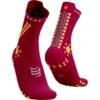 Compressport Pro Racing Compression Socks V4.0 Trail - Persian Red/blazing Orange