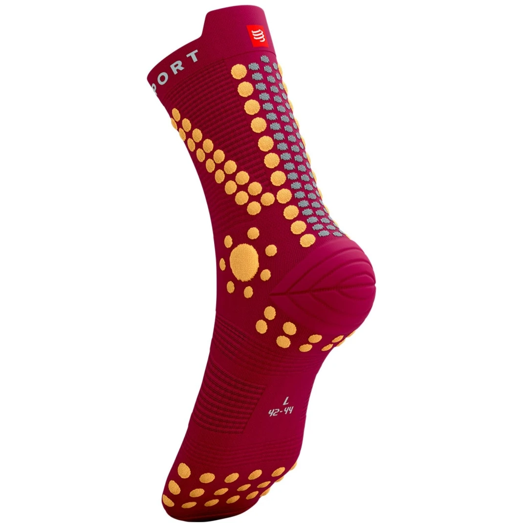 Compressport Pro Racing Compression Socks V4.0 Trail - Persian Red/blazing Orange 3 Compressport Pro Racing Compression Socks V4.0 Trail - Persian Red/blazing Orange - Image 3