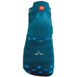 Compressport Pro Racing Compression Socks V4.0 Ultralight Run Low - Shaded Spruce/hawaiian Ocean -RunGear Elite compressport pro racing compression socks v4 1453336