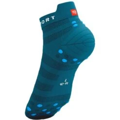 Compressport Pro Racing Compression Socks V4.0 Ultralight Run Low - Shaded Spruce/hawaiian Ocean -RunGear Elite compressport pro racing compression socks v4 1453338
