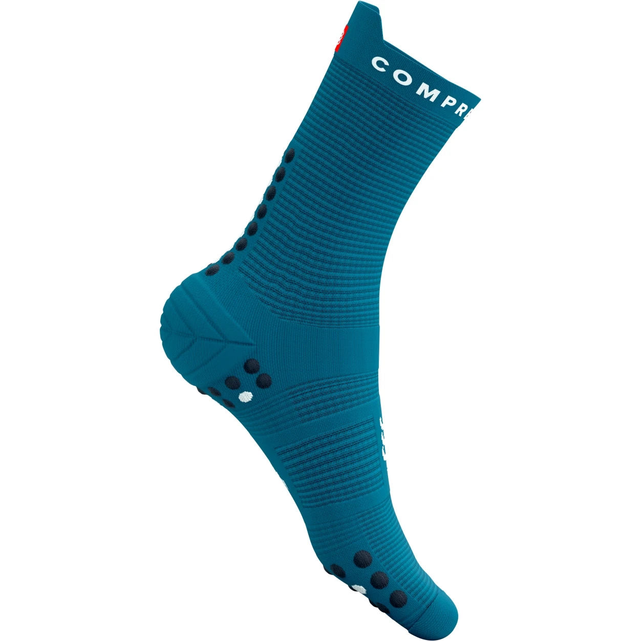 Compressport Pro Racing Compression Socks V4.0 Run High - Mosaic Blue/magnet 9 Compressport Pro Racing Compression Socks V4.0 Run High - Mosaic Blue/magnet - Image 9