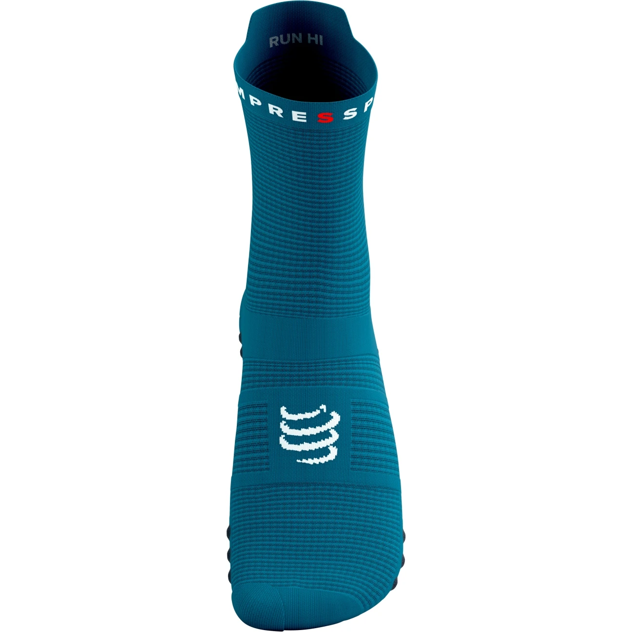 Compressport Pro Racing Compression Socks V4.0 Run High - Mosaic Blue/magnet 3 Compressport Pro Racing Compression Socks V4.0 Run High - Mosaic Blue/magnet - Image 3