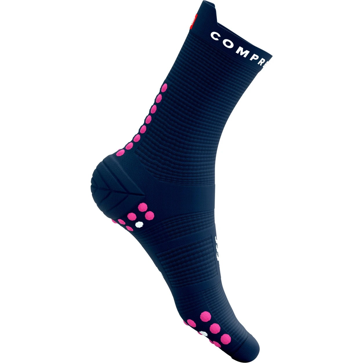 Compressport Pro Racing Compression Socks V4.0 Run High - Mood Indigo/magenta 9 Compressport Pro Racing Compression Socks V4.0 Run High - Mood Indigo/magenta - Image 9
