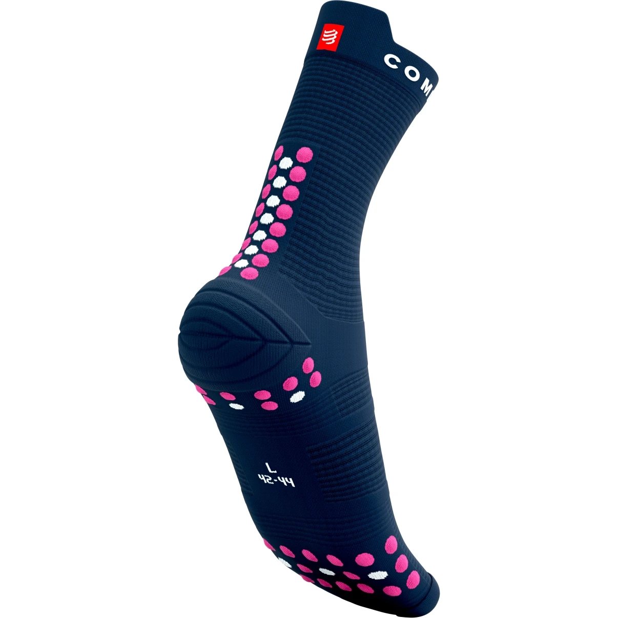 Compressport Pro Racing Compression Socks V4.0 Run High - Mood Indigo/magenta 8 Compressport Pro Racing Compression Socks V4.0 Run High - Mood Indigo/magenta - Image 8