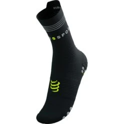 Compressport Pro Racing Compression Socks V4.0 Run High Flash - Black/fluo Yellow -RunGear Elite compressport pro racing compression socks v4 1499698