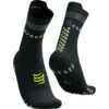 Compressport Pro Racing Compression Socks V4.0 Run High Flash - Black/fluo Yellow