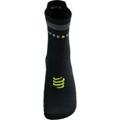 Compressport Pro Racing Compression Socks V4.0 Run High Flash - Black/fluo Yellow -RunGear Elite compressport pro racing compression socks v4 1499700