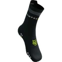 Compressport Pro Racing Compression Socks V4.0 Run High Flash - Black/fluo Yellow -RunGear Elite compressport pro racing compression socks v4 1499701