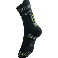 Compressport Pro Racing Compression Socks V4.0 Run High Flash - Black/fluo Yellow -RunGear Elite compressport pro racing compression socks v4 1499705