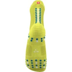 Compressport Pro Racing Compression Socks V4.0 Run High - Primerose/fjord Blue -RunGear Elite compressport pro racing compression socks v4 1559116