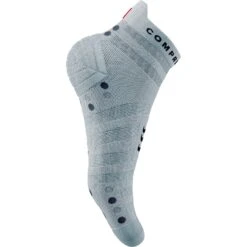 Compressport Pro Racing Compression Socks V4.0 Ultralight Run Low - White/alloy -RunGear Elite compressport pro racing compression socks v4 1560238