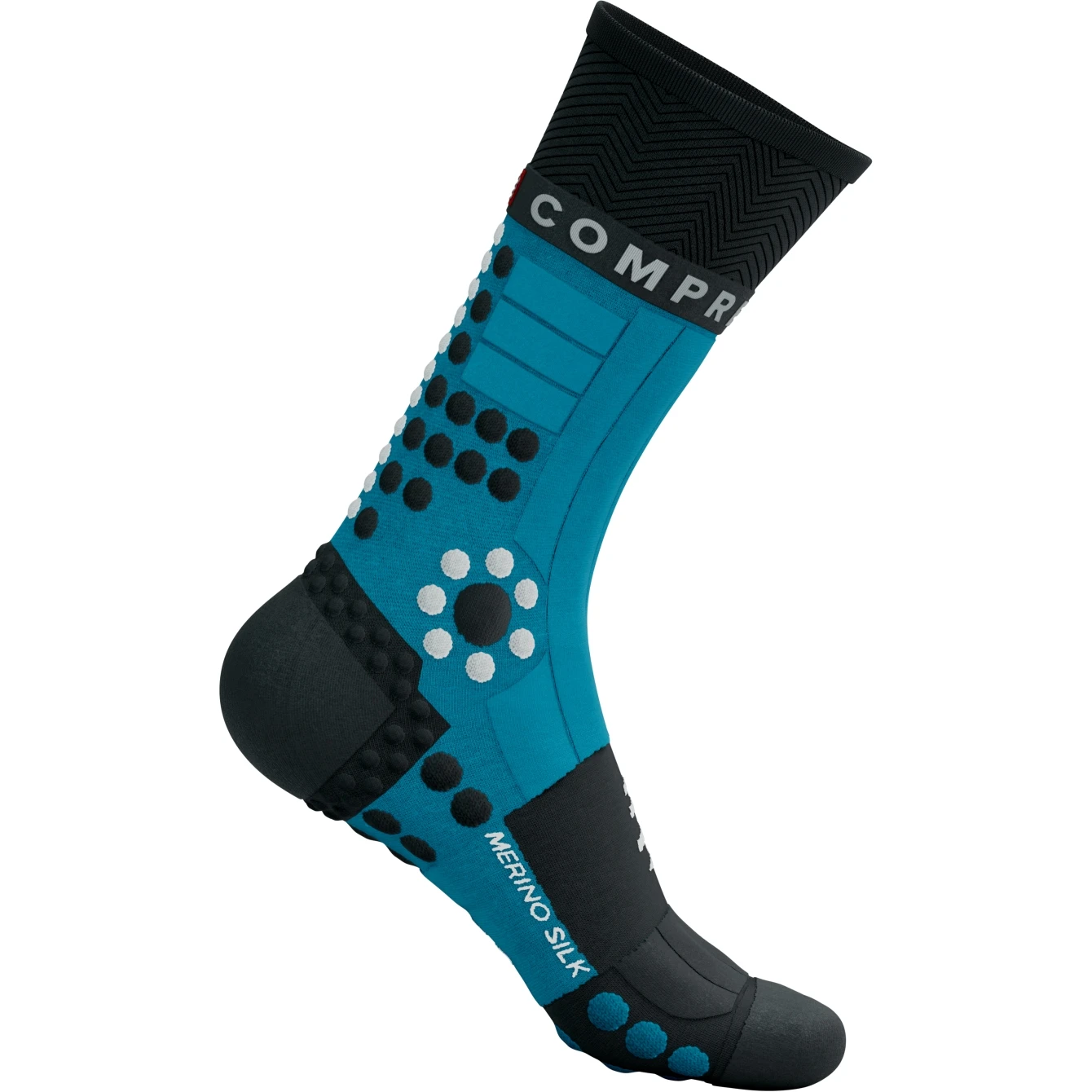 Compressport Pro Racing Compression Socks Winter Trail - Mosaic Blue/black 9 Compressport Pro Racing Compression Socks Winter Trail - Mosaic Blue/black - Image 9