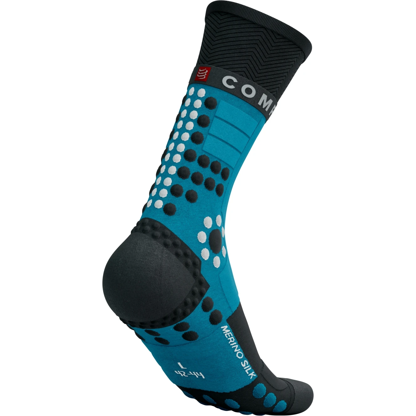 Compressport Pro Racing Compression Socks Winter Trail - Mosaic Blue/black 8 Compressport Pro Racing Compression Socks Winter Trail - Mosaic Blue/black - Image 8