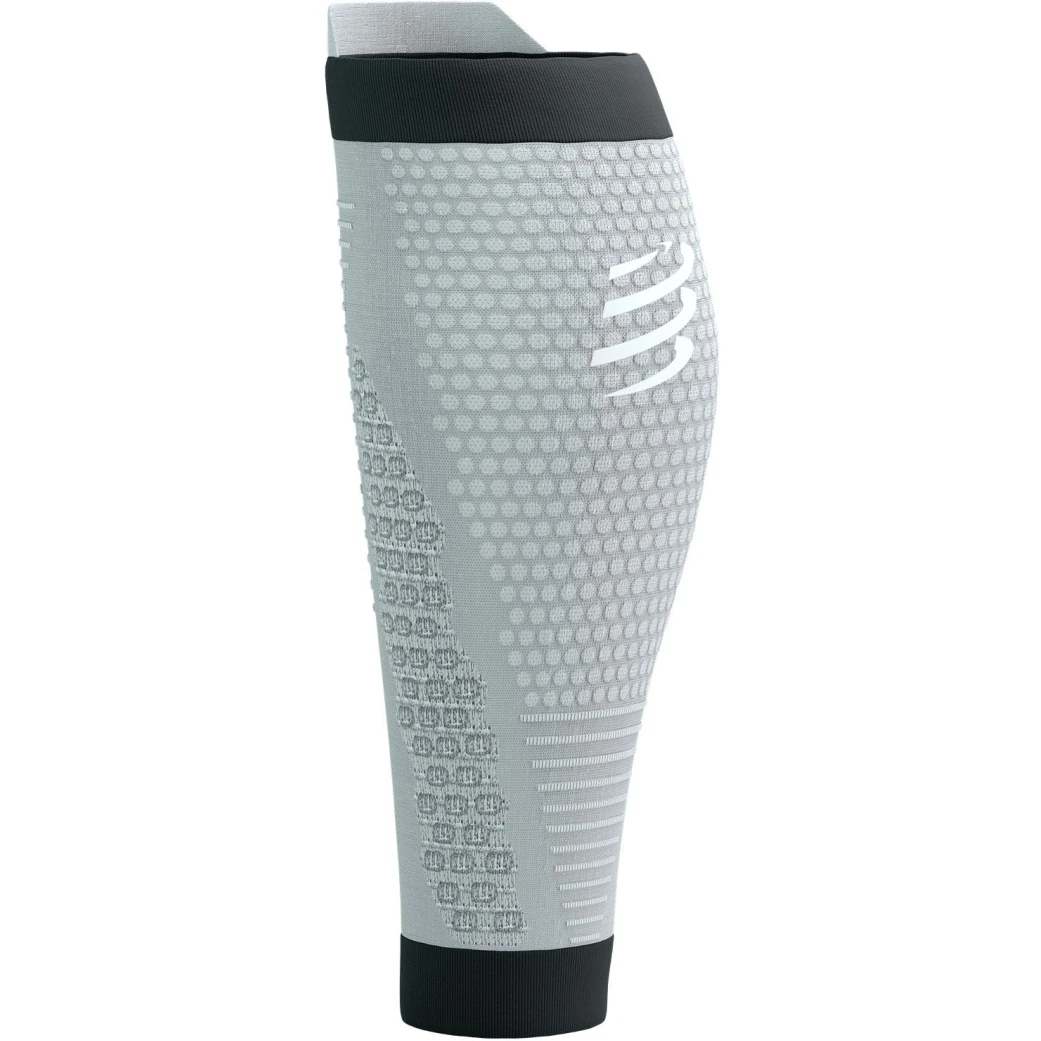 Compressport R2 3.0 Compression Calf Sleeves - Grey Melange/black 3 Compressport R2 3.0 Compression Calf Sleeves - Grey Melange/black - Image 3