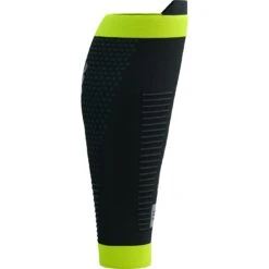 Compressport R2 3.0 Flash Compression Calf Sleeves - Black/fluo Yellow -RunGear Elite compressport r2 3 1500211