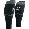 Compressport R2 Oxygen Compression Calf Sleeves - Black/steel Grey