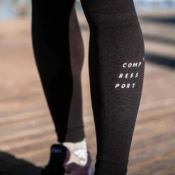Compressport Run Under Control Full Compression Tights - Black -RunGear Elite compressport run under control full compression tights black 8 823523