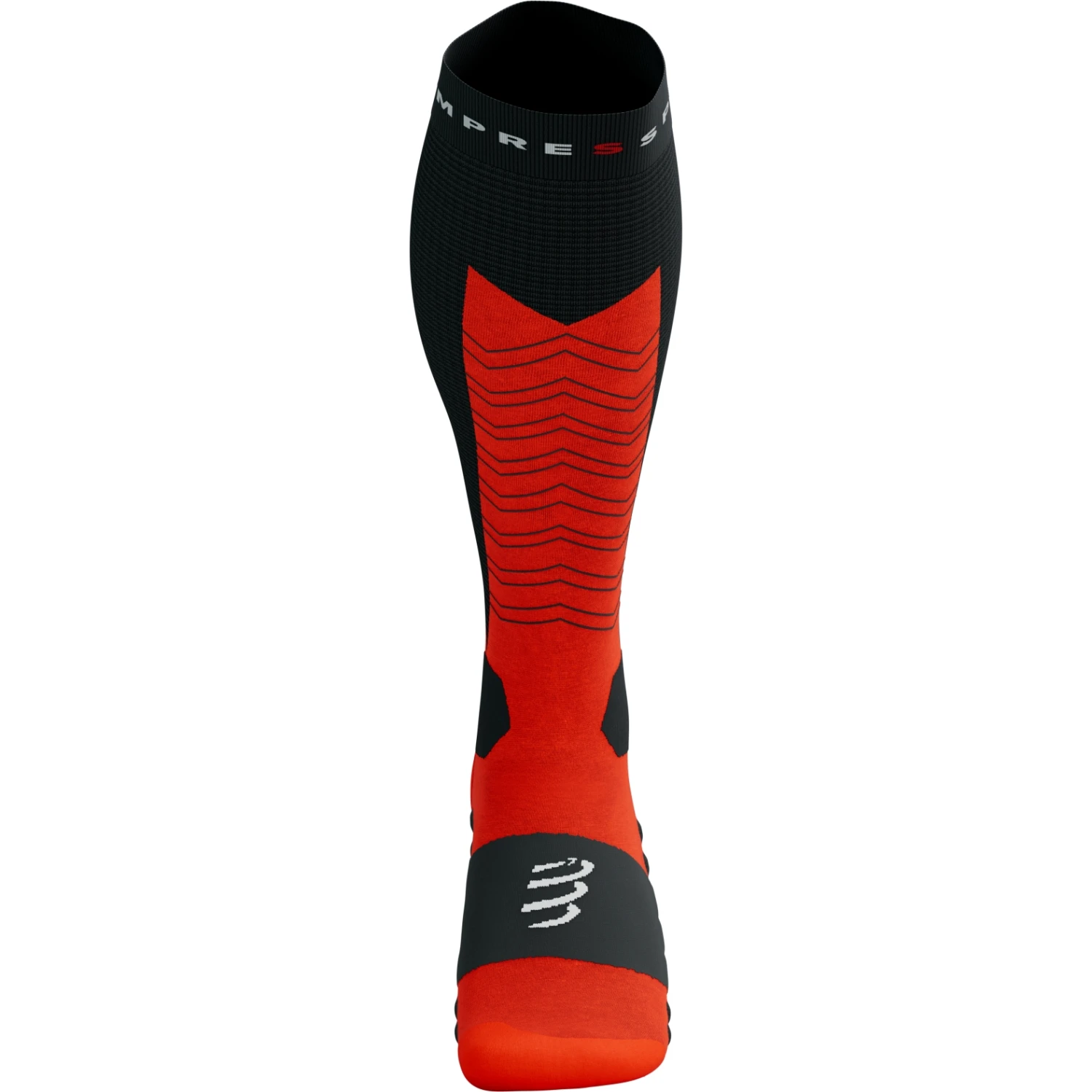 Compressport Ski Mountaineering Full Compression Socks - Black/red 3 Compressport Ski Mountaineering Full Compression Socks - Black/red - Image 3