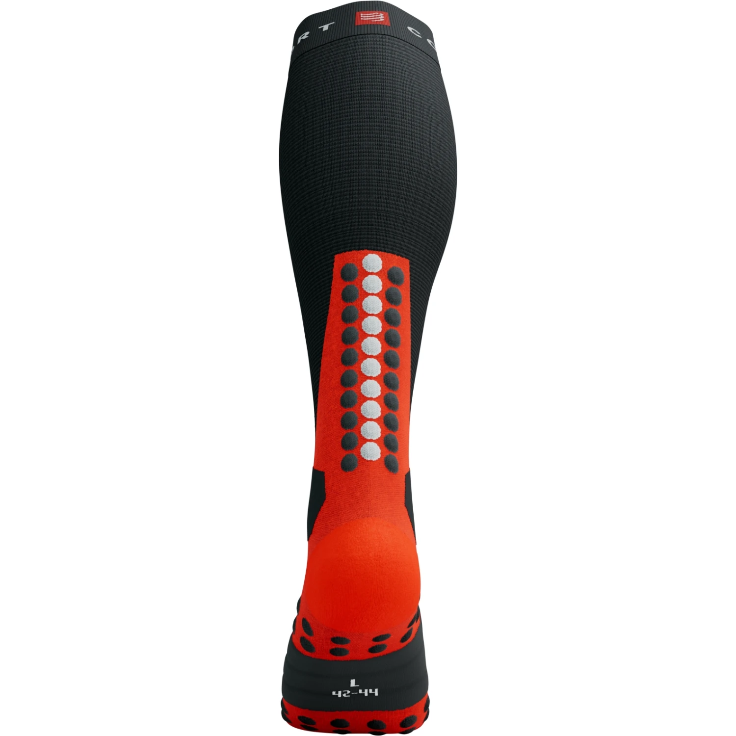 Compressport Ski Mountaineering Full Compression Socks - Black/red 7 Compressport Ski Mountaineering Full Compression Socks - Black/red - Image 7