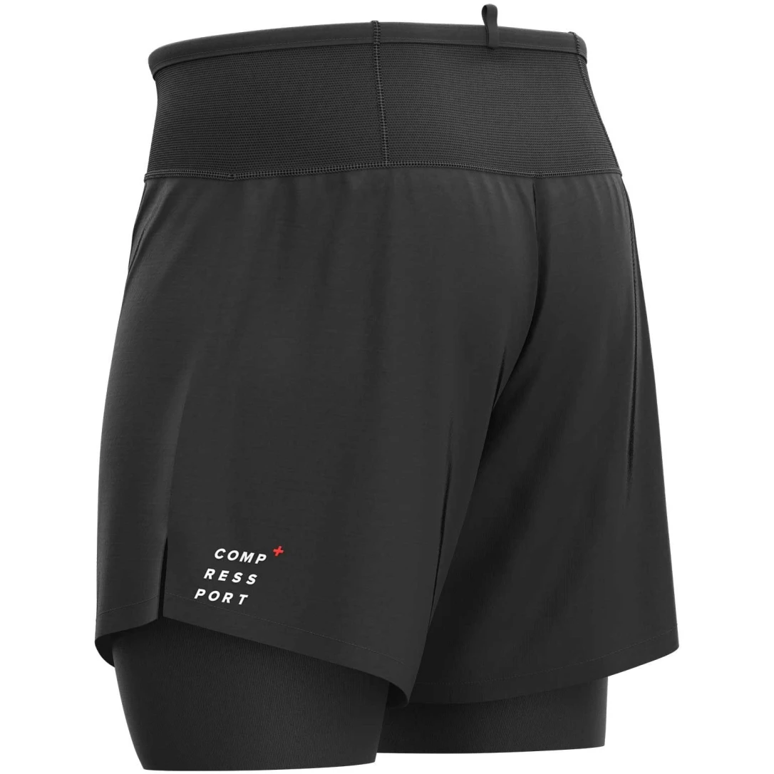 Compressport Trail 2-in-1 Shorts - Black 2 Compressport Trail 2-in-1 Shorts - Black - Image 2