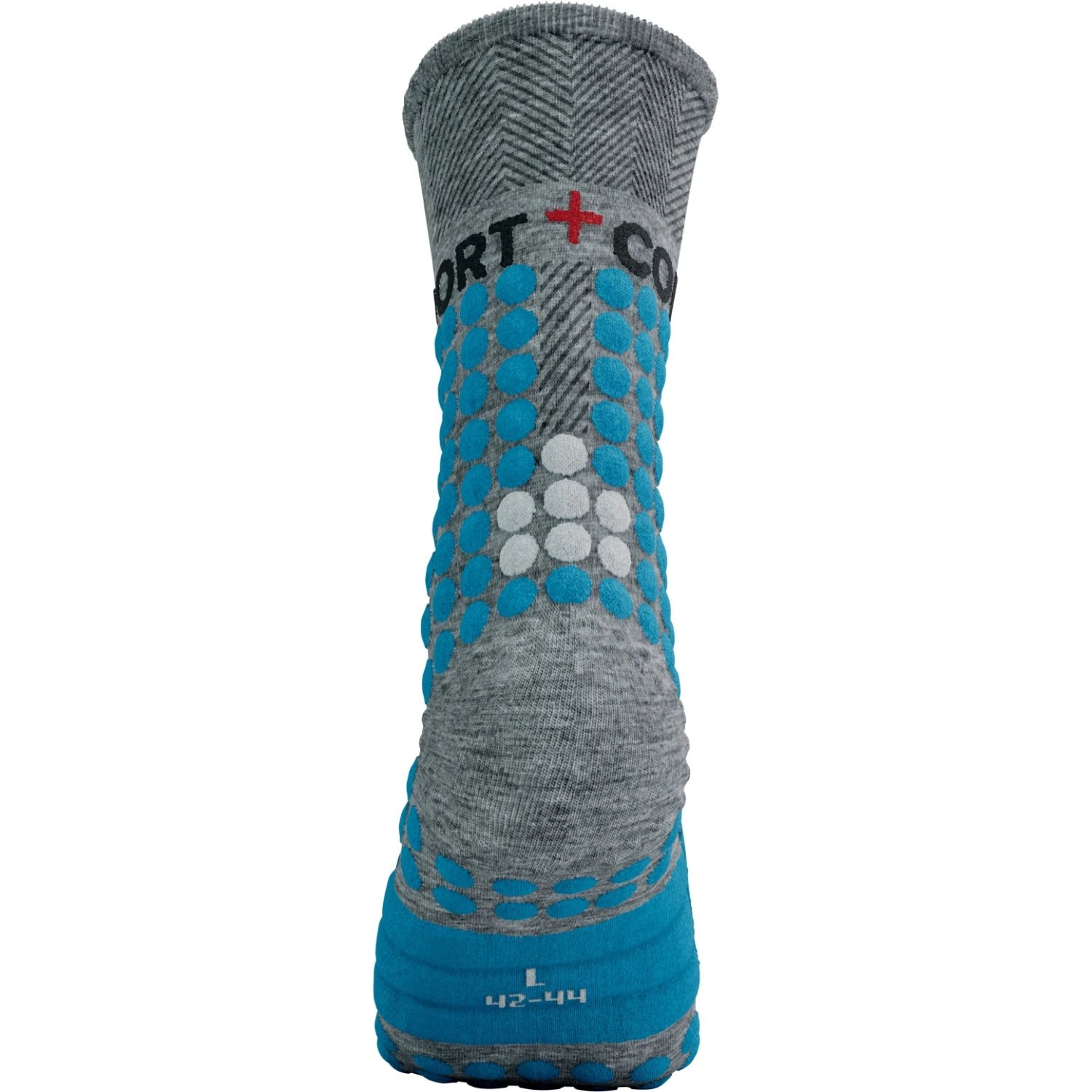 Compressport Ultra Trail Compression Socks - Grey Melange/hawaiian Ocean 7 Compressport Ultra Trail Compression Socks - Grey Melange/hawaiian Ocean - Image 7