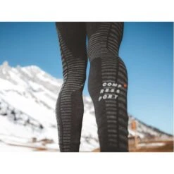 Compressport Winter Run Leggings - Black -RunGear Elite compressport winter run leggings black 3 1083612