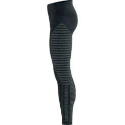 Compressport Winter Run Leggings - Black -RunGear Elite compressport winter run leggings black 6 1065598