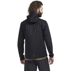 CRAFT ADV Essence Hydro Men's Jacket - Black -RunGear Elite craft adv essence hydro mens jacket black 4 1417922