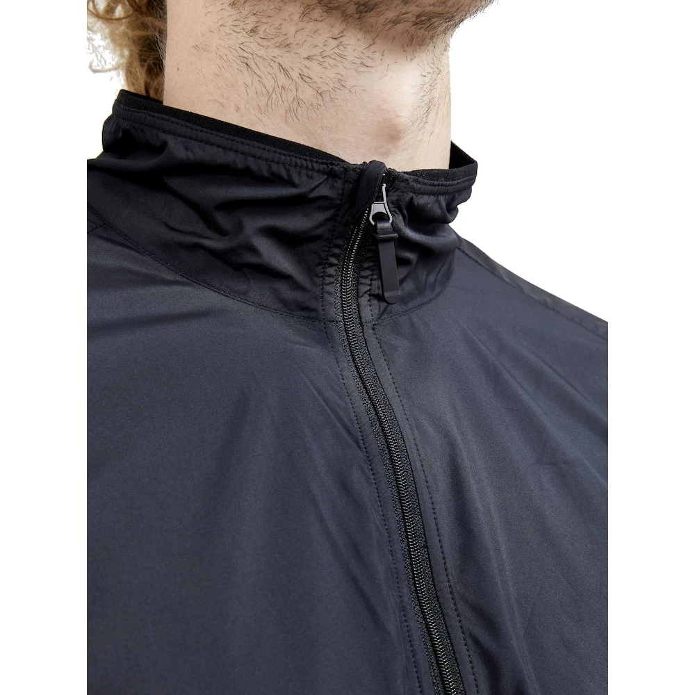 CRAFT ADV Essence Men's Wind Jacket - Black 2 CRAFT ADV Essence Men's Wind Jacket - Black - Image 2