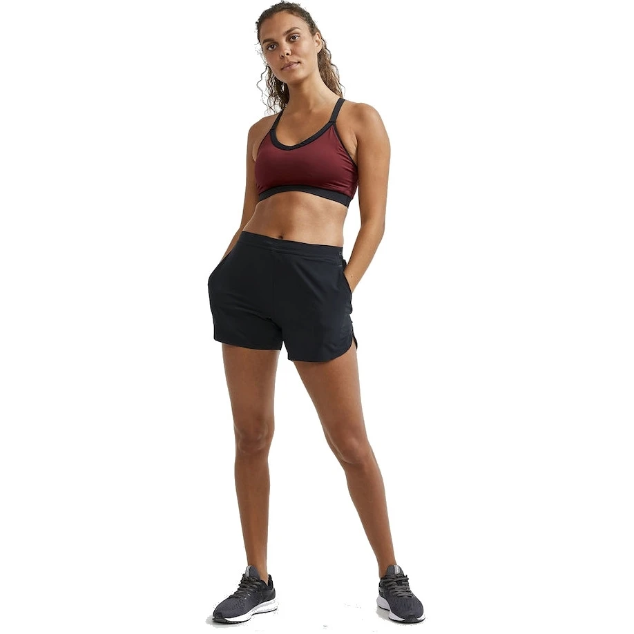 CRAFT ADV Essence Women's 5" Stretch Shorts - Black 5 CRAFT ADV Essence Women's 5" Stretch Shorts - Black - Image 5