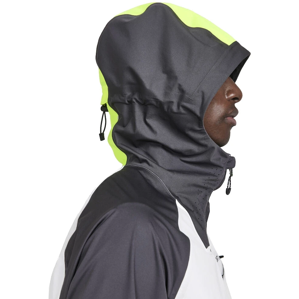 CRAFT Pro Hydro Lumen Men's Running Jacket - Ash White-Slate 3 CRAFT Pro Hydro Lumen Men's Running Jacket - Ash White-Slate - Image 3