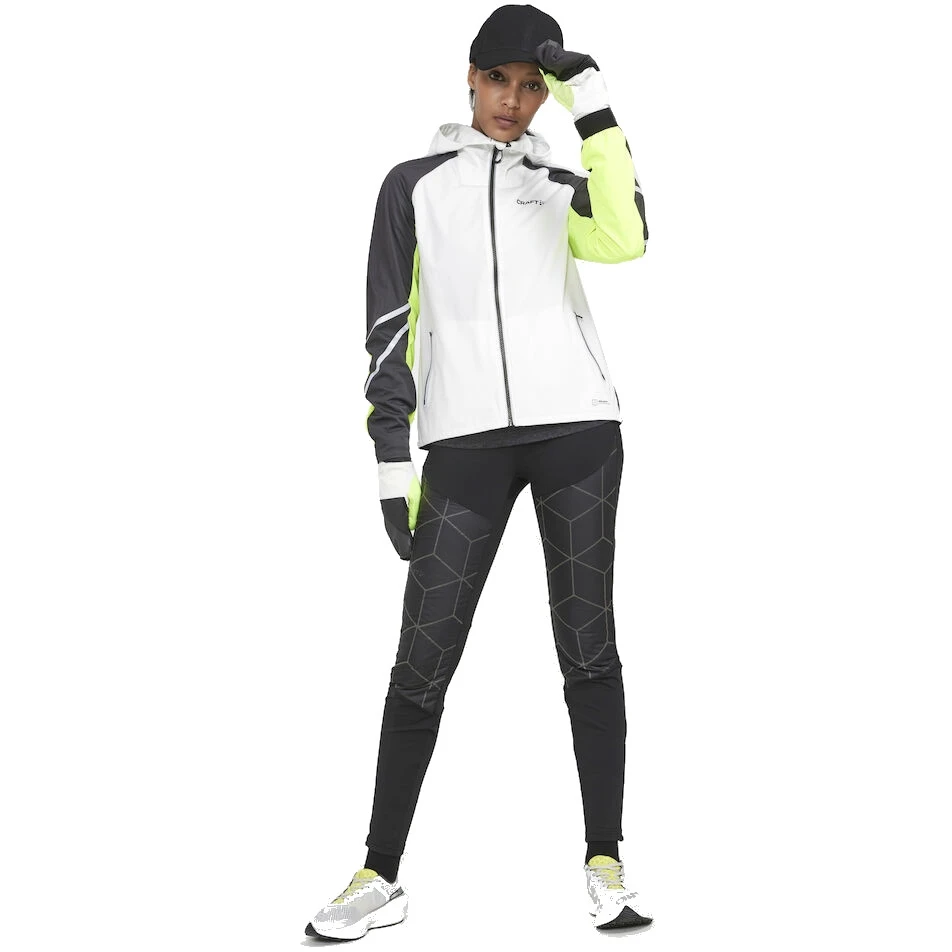 CRAFT Pro Hydro Lumen Women's Running Jacket - Ash White-Slate 6 CRAFT Pro Hydro Lumen Women's Running Jacket - Ash White-Slate - Image 6