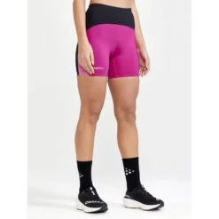 CRAFT Pro Hypervent Women's Short Tights - Black-Roxo -RunGear Elite craft pro hypervent damen short tights schwarz roxo 6 1213595