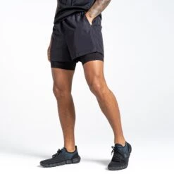 Dare 2b Recreate II Shorts - 800 Black -RunGear Elite dare 2b recreate ii shorts 800 black 7 1192506