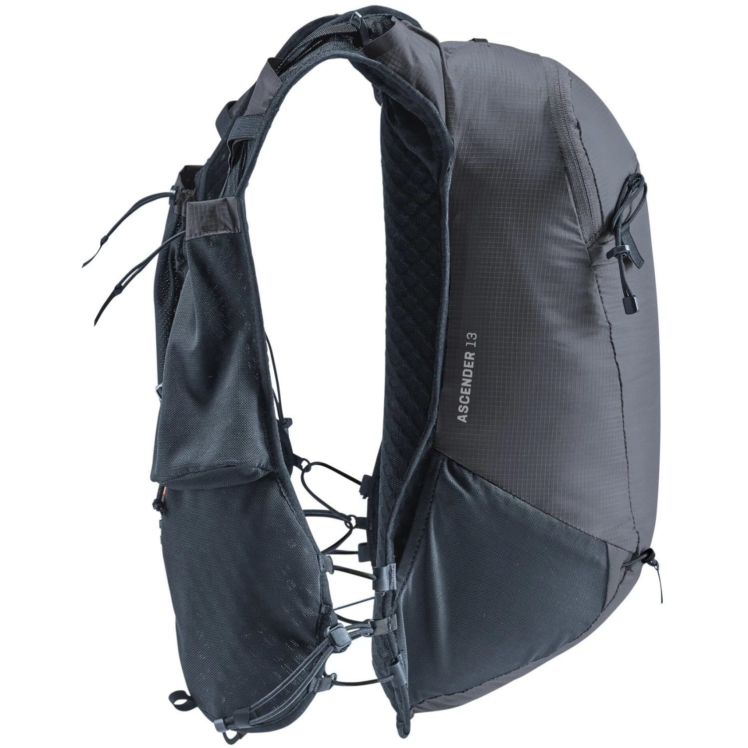 Deuter Ascender 13 Trailrunning Backpack - Black 3 Deuter Ascender 13 Trailrunning Backpack - Black - Image 3