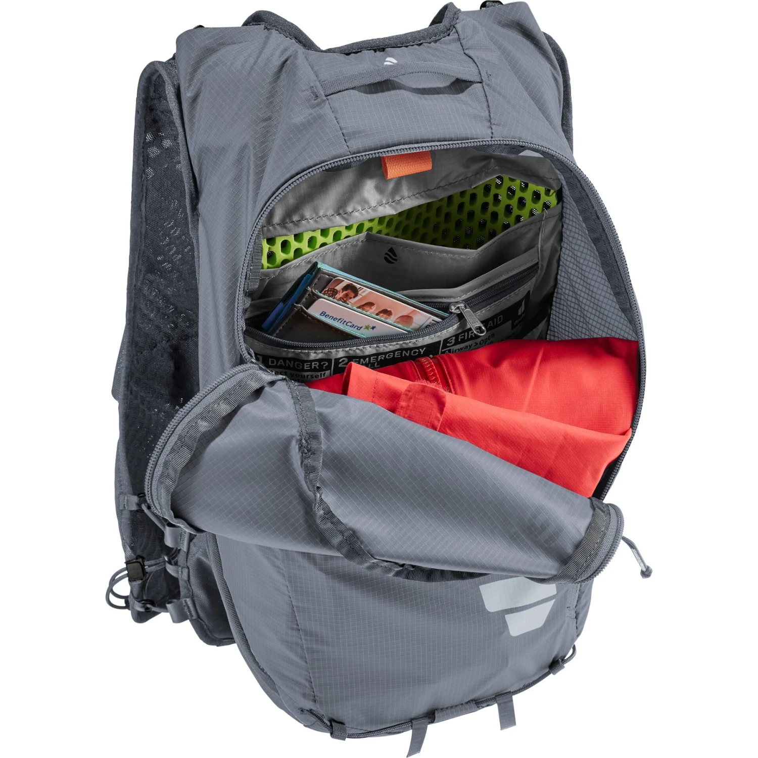 Deuter Ascender 13 Trailrunning Backpack - Black 9 Deuter Ascender 13 Trailrunning Backpack - Black - Image 9