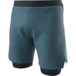Dynafit Alpine Pro 2in1 Shorts Men - Mallard Blue