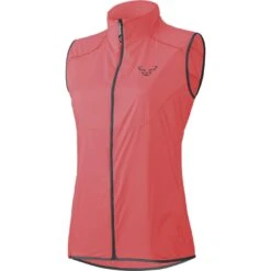 Dynafit Vert Wind Vest Women - Hot Coral