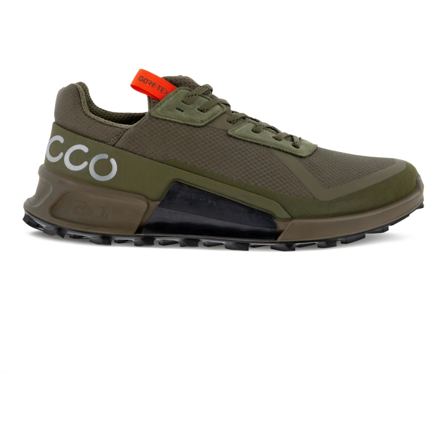 Ecco Biom 2.1 X Country M Low GTX Men's Shoes - Tarmac/grape Leaf 2 Ecco Biom 2.1 X Country M Low GTX Men's Shoes - Tarmac/grape Leaf - Image 2