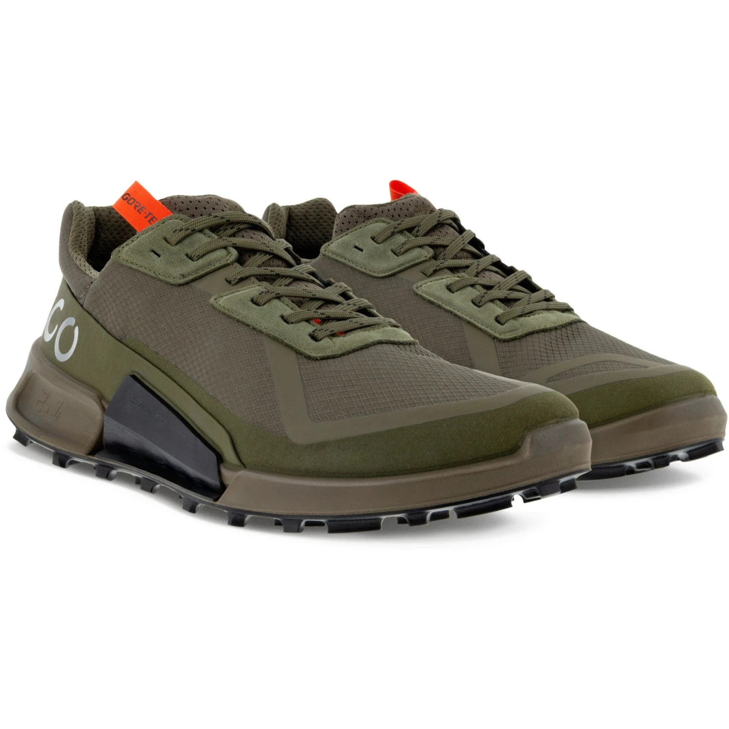 Ecco Biom 2.1 X Country M Low GTX Men's Shoes - Tarmac/grape Leaf 3 Ecco Biom 2.1 X Country M Low GTX Men's Shoes - Tarmac/grape Leaf - Image 3