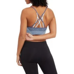 ENERGETICS Ella Sports Bra - Melange/navy Dark -RunGear Elite energetics ella sports bra melange navy dark 4 1290983